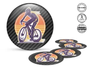 Stickers dome Custom Style Luxury Domed Rim Stickers